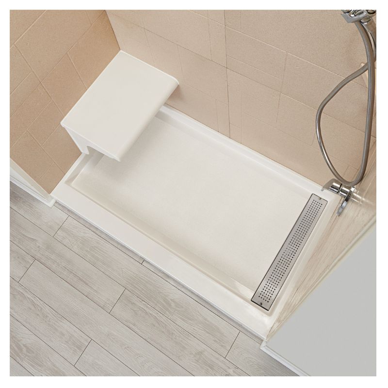 Sale! Cultured Marble Trench Drain Shower Base 36″x60″ And 30″x60″- 20%
