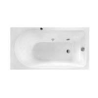 Ella Solo32 Acrylic Alcove Infusion™ Microbubble Therapy 32″x60″ Bathtub – Soaking Depth To Overflow Center 17″- 50% Off