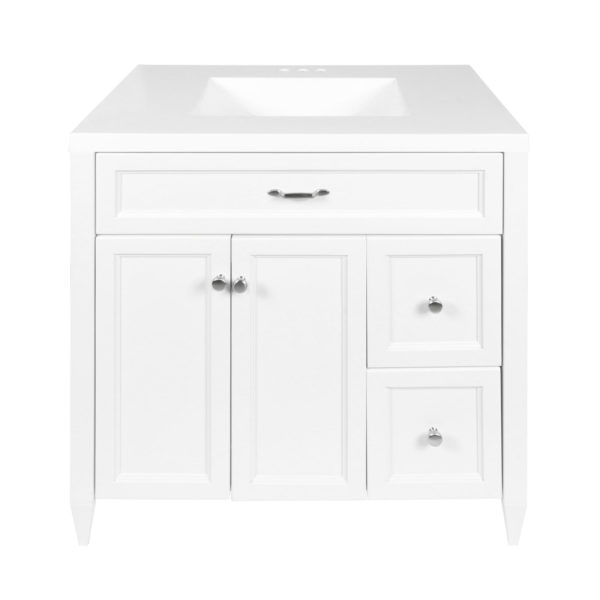Vail Vanity With Cultured Marble Or Quartz Stone Top