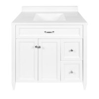 Vail Vanity With Cultured Marble Or Quartz Stone Top
