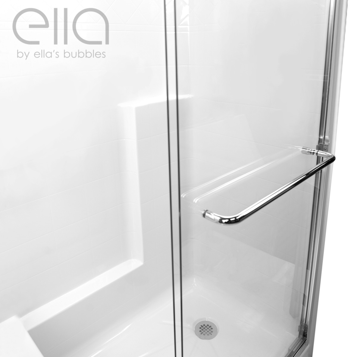 Duo In X In Framed Sliding Shower Door With Mm Clear Glass Without Handle